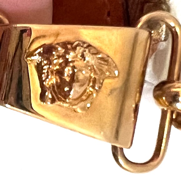 VERSACE Repeat Leather Shoulder Bag - Picture 6 of 16